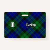Clan MacKay Tartan Badge (Voorkant)