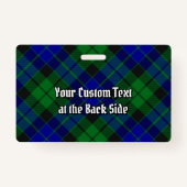 Clan MacKay Tartan Badge (Achterkant)