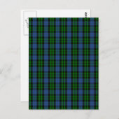 Clan MacKay Tartan Briefkaart (Voorkant / Achterkant)
