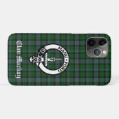 Clan Mackay Tartan en Crest Badge Case-Mate iPhone Case (Achterkant (horizontaal))