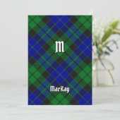 Clan MacKay Tartan Kaart (Staand voorkant)