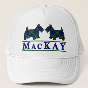 Clan MacKay Tartan Scottie Dogs Trucker Pet