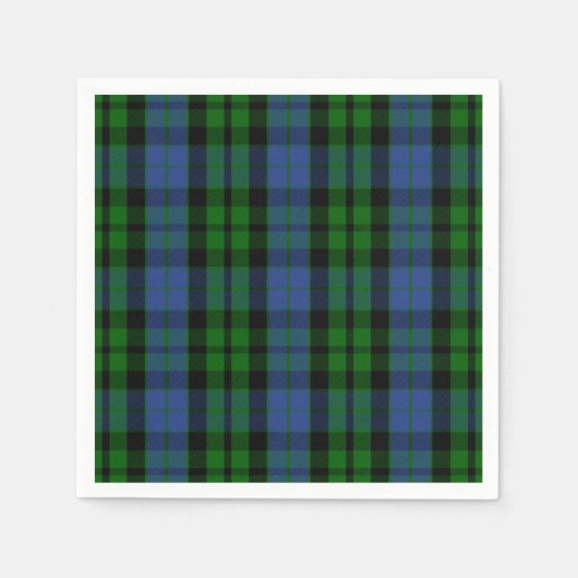 Clan MacKay Tartan Servetten (Voorkant)