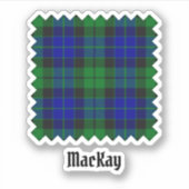 Clan MacKay Tartan Sticker (Voorkant)