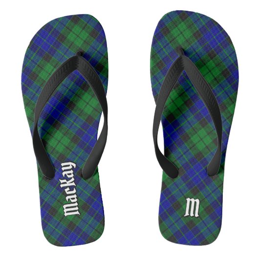 Clan MacKay Tartan Teenslippers (Voetbed)