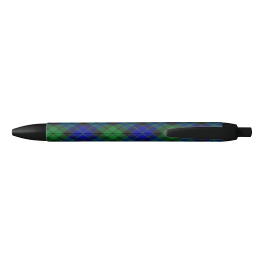 Clan MacKay Tartan Zwarte Inkt Pen (Achterkant)