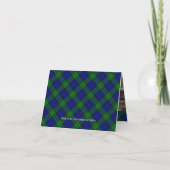 Clan MacKay Wapen over Tartan (Achterkant)