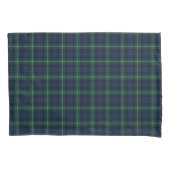 Clan Mackenzie Blauw en Groen Schots Plaid Kussensloop (Voorkant)