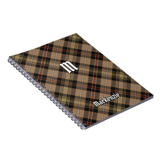 Clan MacKenzie Chasse Brown Carnet Tartan (Côté Droit)