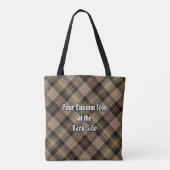 Clan MacKenzie Chasse Sac fourre-tout Tartan Brown (Dos)