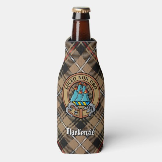 Clan MacKenzie Crest Bottle Cooler (Fles Voorkant)