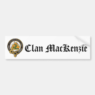 Clan MacKenzie Crest Bumpersticker