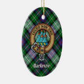 Clan MacKenzie Crest Ceramic Ornament (Rechts)