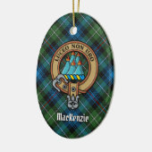 Clan MacKenzie Crest Ceramic Ornament (Links)