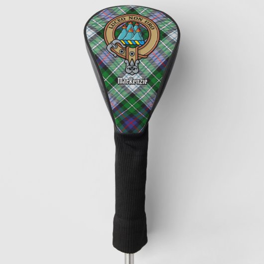 Clan MacKenzie Crest Golf Head Hoesje Golfheadcover (Voorkant)