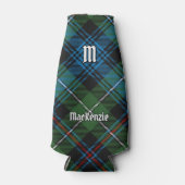Clan MacKenzie Crest over Tartan Flesjeskoeler (Voorkant)