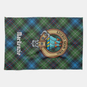 Clan MacKenzie Crest Serviette de cuisine (Horizontal)