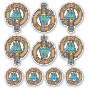 Clan MacKenzie Crest Sticker Set