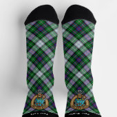 Clan MacKenzie Crest sur la robe Tartan Chaussette (Haut)