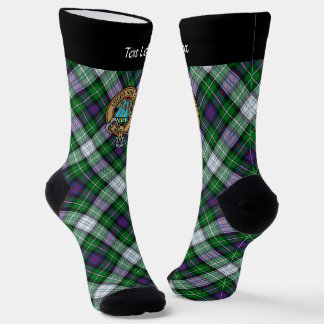 Clan MacKenzie Crest sur la robe Tartan Chaussette