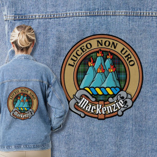 Clan MacKenzie Crest sur Tartan