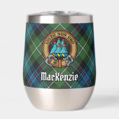 Clan MacKenzie Crest sur Tartan (Avant)