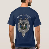 Clan MacKenzie Crest & Tartan T-shirt (Achterkant)