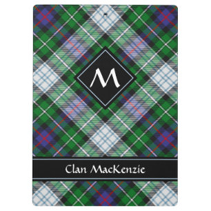 Clan MacKenzie Dress Tartan Clipboard Klembord