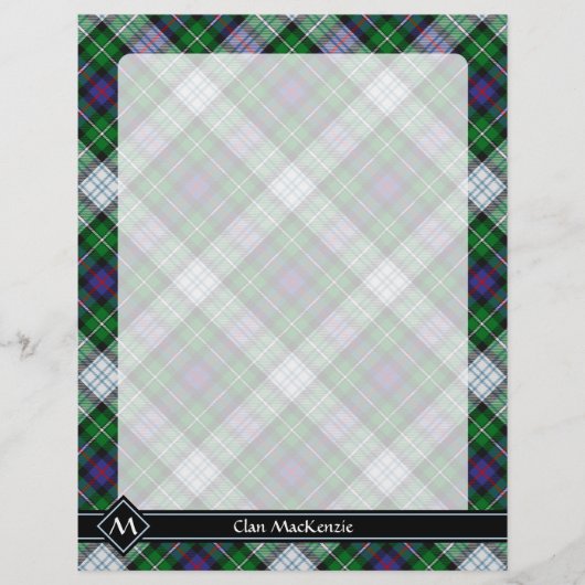 Clan MacKenzie Dress Tartan Flyer (Voorkant)
