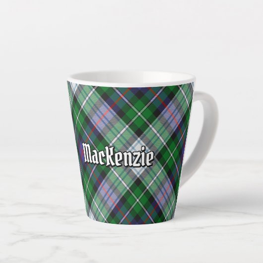 Clan MacKenzie Dress Tartan Latte Mok (Rechterhoek)