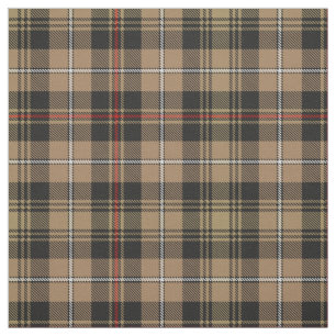 Clan MacKenzie Hunting Brown Tartan Fabric Stof