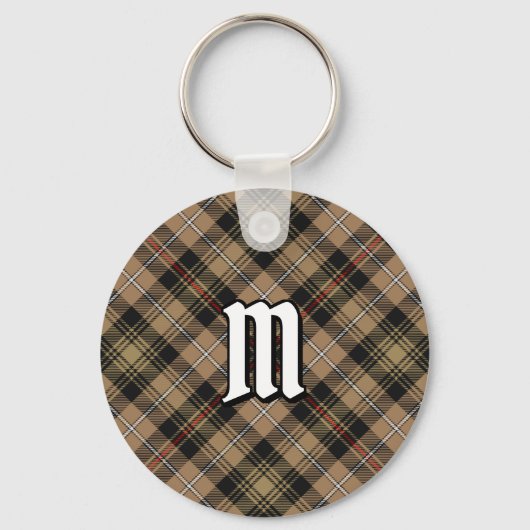 Clan MacKenzie Hunting Brown Tartan Sleutelhanger (Voorkant)
