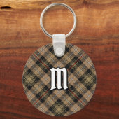 Clan MacKenzie Hunting Brown Tartan Sleutelhanger (Voorkant)