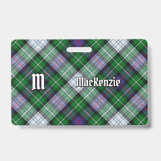 Clan MacKenzie Robe Tartan Badge (Face)