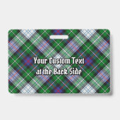 Clan MacKenzie Robe Tartan Badge (Dos)