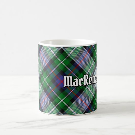 Clan MacKenzie robe Tartan Café Mug (Centre)