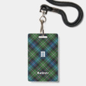 Clan MacKenzie Tartan Badge (Front with Lanyard)