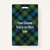 Clan MacKenzie Tartan Badge (Achterkant)