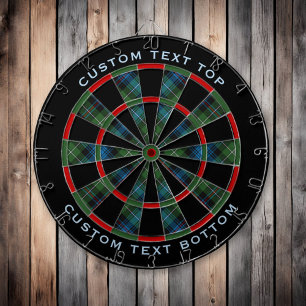 Clan MacKenzie Tartan Dart Board Dartbord