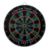 Clan MacKenzie Tartan Dart Board Dartbord (Voorkant)