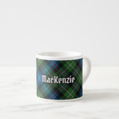 Clan MacKenzie Tartan Espresso Cup Kop (Voorkant rechts)