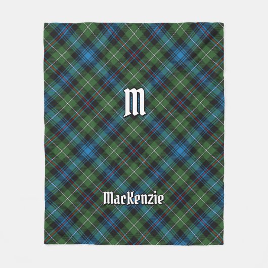 Clan MacKenzie Tartan Fleece Blanket (Voorkant)