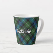 Clan MacKenzie Tartan Latte Mug (Angle droit)