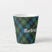 Clan MacKenzie Tartan Latte Mug (Devant)