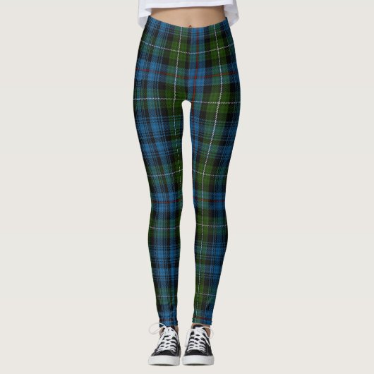 Clan Mackenzie Tartan Leggings (Voorkant)