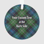 Clan MacKenzie Tartan Ornament (dos)