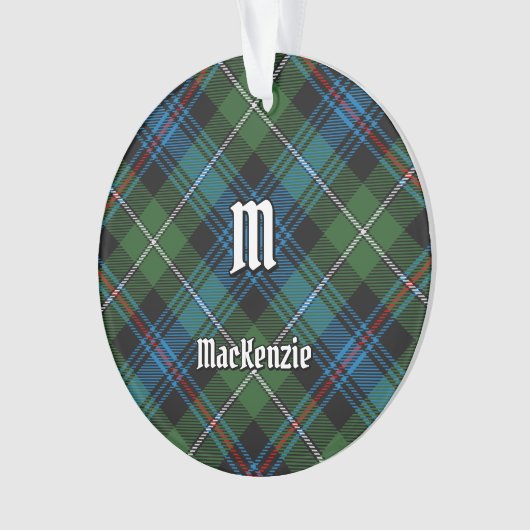 Clan MacKenzie Tartan Ornament (devant)