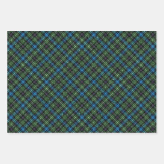 Clan MacKenzie Tartan - Papieren pakbladen Inpakpapier Vel (Voorkant 2)
