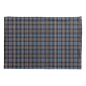 Clan Mackenzie Weathered Tartan Blauw en Bruin Kussensloop (Achterkant)