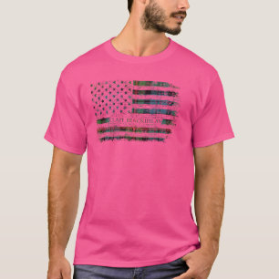 Clan MacKinlay Schotse tartan Amerikaanse vlag kil T-shirt